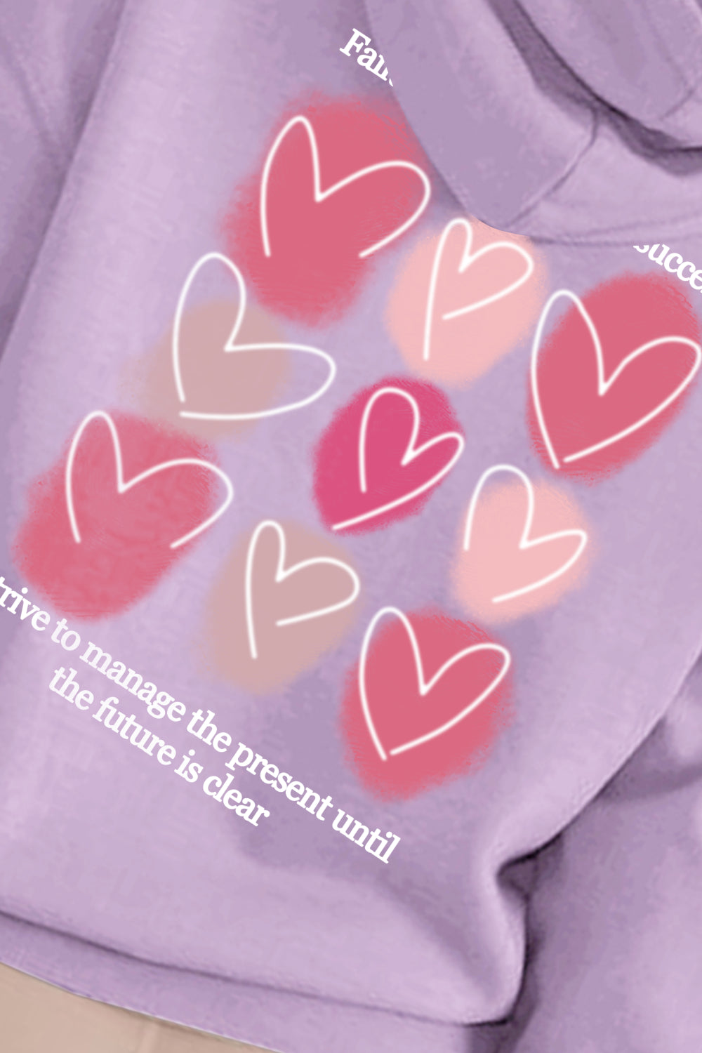 Simply Love Full Size Heart Graphic Hoodie
