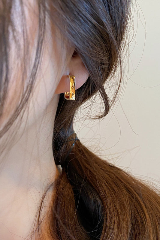 18K Gold Plated Geometric Earrings